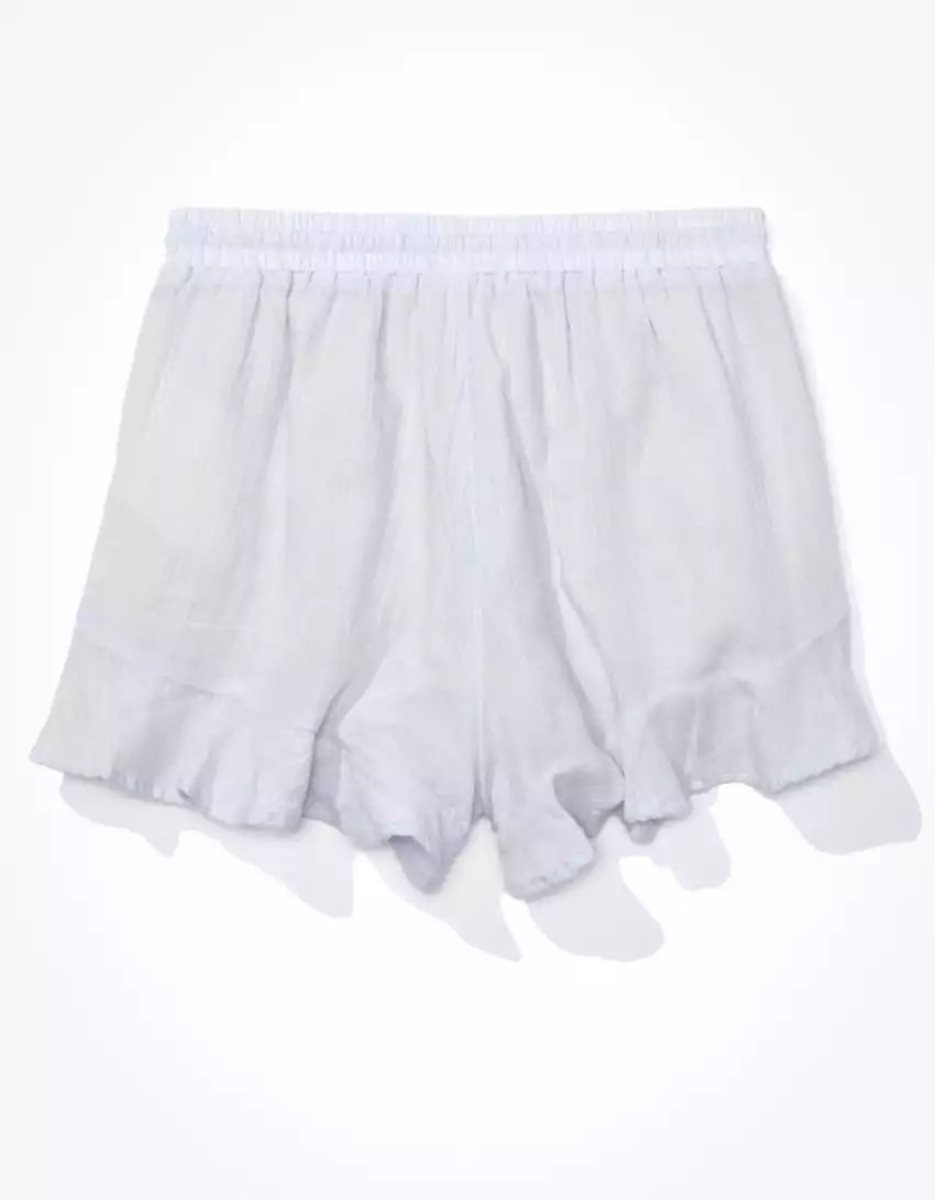 Shorts American Eagle AE Ruffle Violette Femme | AVB-57760665